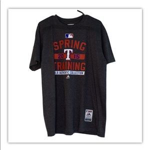Men’s large Texas Rangers baseball T-shirt 8231 Top Spring Training 2015